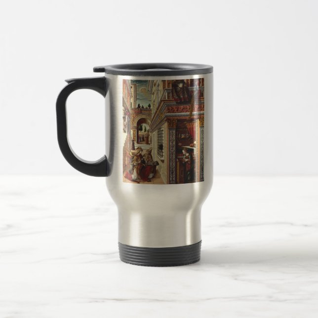 Caneca Térmica A Anunciação, com São Emídio (Esquerda)