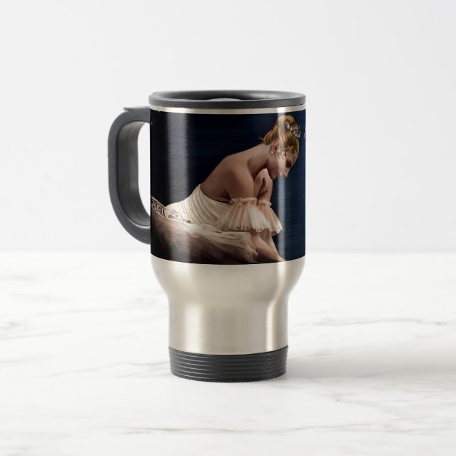 Caneca Térmica A cisne (Frente Esquerda)
