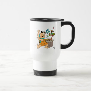 Caneca Térmica A dança do Flintstone dos Flintstones Fred