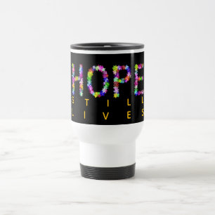 Caneca Térmica A Esperança Nunca Desvanece   Ainda Vive – Inspira