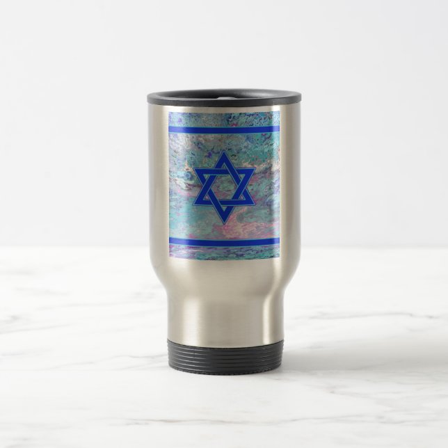 Caneca Térmica A estrela de David no mármore (Centro)