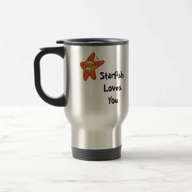 Caneca Térmica A estrela do mar ama-o (Esquerda)