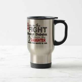 Caneca Térmica A filha significa-me o mundo diabetes