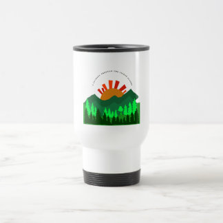 Caneca Térmica A Journey Through the Silent Slopes Retro Mountain