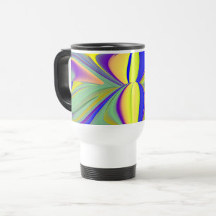 Caneca Térmica A Mágica do Verão, Abstrato 3D Art