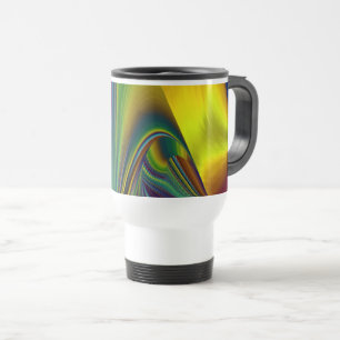 Caneca Térmica A Mágica do Verão, Abstrato 3D Art