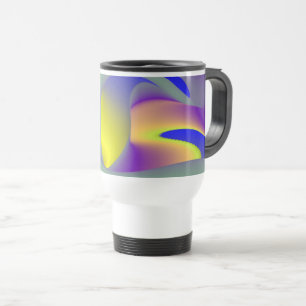 Caneca Térmica A Mágica do Verão, Abstrato 3D Art