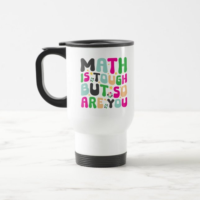 Caneca Térmica A Matemática é Difícil, Mas Você é Duro – Professo (Esquerda)
