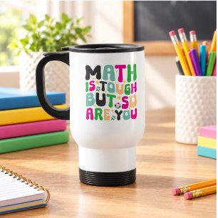 Caneca Térmica A Matemática é Difícil, Mas Você é Duro – Professo