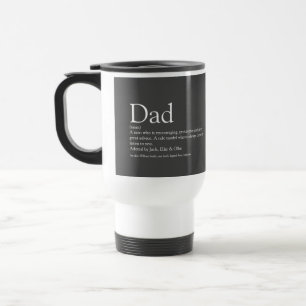 Caneca Térmica A melhor Cinza de definição de pai do Pai do mun