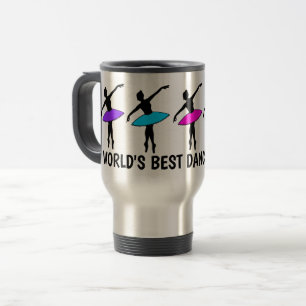 Caneca Térmica A melhor professora de dança do mundo, Ballerina T