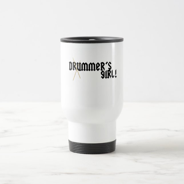 Caneca Térmica A menina do baterista! (Centro)