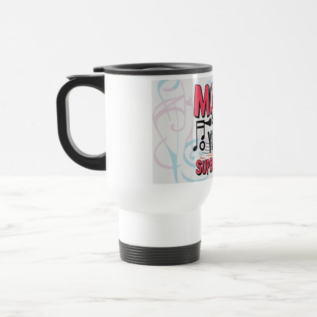 Caneca Térmica A Música é Seu Superpoder 3 (Esquerda)