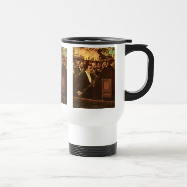 Caneca Térmica A orquestra da ópera por Edgar Degas, arte do (Direita)