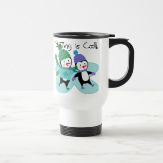 Caneca Térmica A patinagem dos pinguins é legal