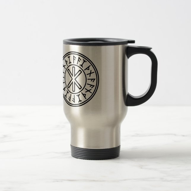 Caneca Térmica A proteção No.2 de Odin (preto) (Direita)