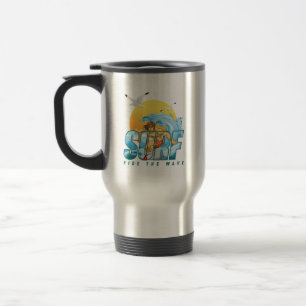 Caneca Térmica A surfista anda pela onda (M)