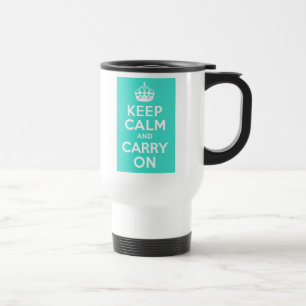 Caneca Térmica A turquesa mantem a calma e continua