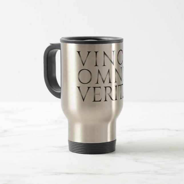 Caneca Térmica A VERDADE VENCE TUDO - Luz (Frente Esquerda)