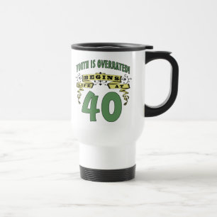 Caneca Térmica A Vida Começa Na aniversário de 40 anos