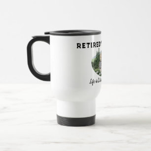 Caneca Térmica A vida de reforma é melhor nas montanhas caminhand