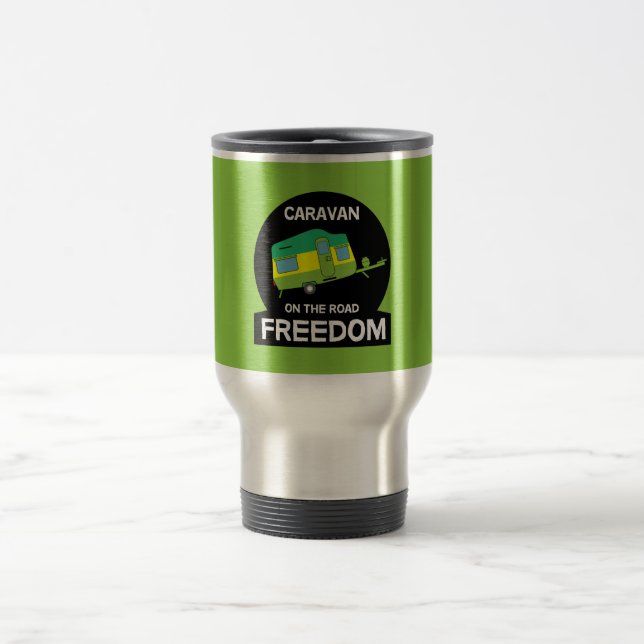 Caneca Térmica A Vida É Doce NO Caravan Presentes Divertidos Viag (Centro)