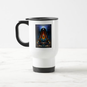 Caneca Térmica A Visão Ouro Da Arte Fractal Arsencia