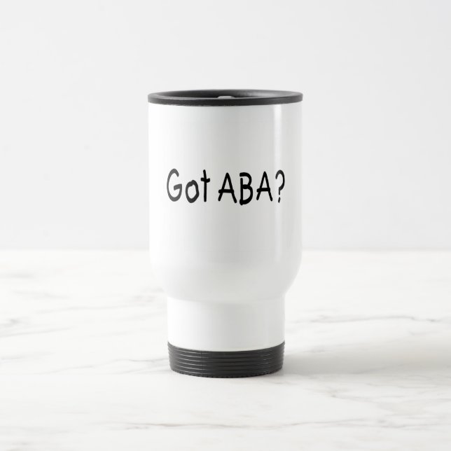 Caneca Térmica ABA obtido (preto (Centro)
