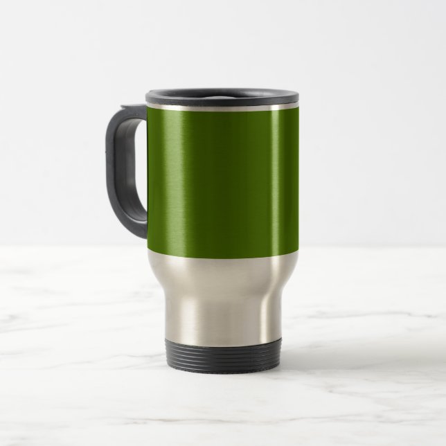 Caneca Térmica Abacate (cor sólida) (Frente Esquerda)