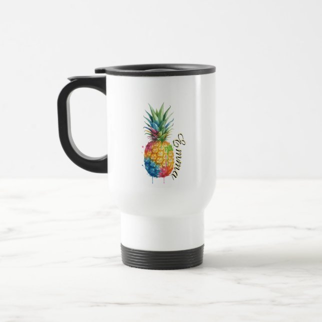 Caneca Térmica Abacaxi (Esquerda)