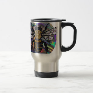 Caneca Térmica abelha joalhada