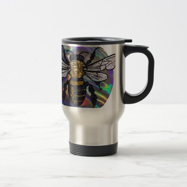 Caneca Térmica abelha joalhada (Direita)
