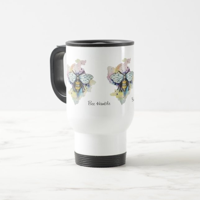 Caneca Térmica Abelhas Cuecas E Lava Arco-Íris (Frente Esquerda)