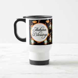 Caneca Térmica Abençoações do outono caem em gnomos temidos