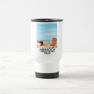 Caneca Térmica Abersoch Llanengan em Gwynedd, poster de viagens d