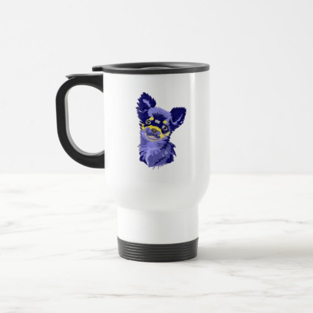 Caneca Térmica Abstrato Chihuahua (Esquerda)