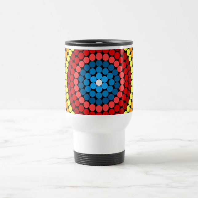 Caneca Térmica Abstrato Mandala Art Design- 65904 (Centro)
