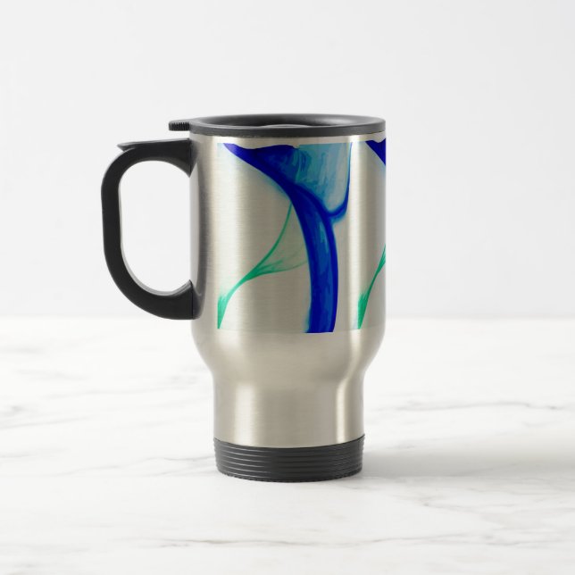 Caneca Térmica Abstrato Waves Mug (Esquerda)