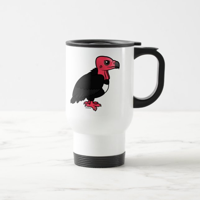 Caneca Térmica abutre Vermelho-dirigido (Direita)