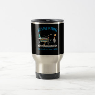 Caneca Térmica Acampamento Quando Você Pode Caminhar Presente Pa