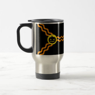 Caneca Térmica Acessórios para Bebidas Bandeira de Halloween da C