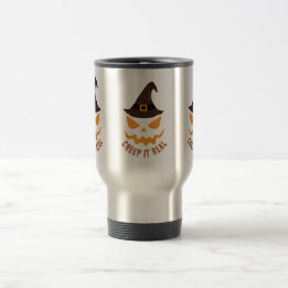 Caneca Térmica Acredito no Halloween Real