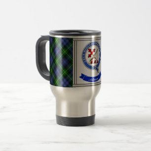 Caneca Térmica Adam Clan Crachá e Tartan personalizados
