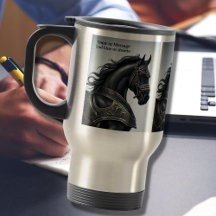 Adicionar mensagem de nome, Cavalo Negro forte com