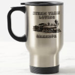 Caneca Térmica Adicionar Nome Alterar Texto Comboio A Vapor Adora<br><div class="desc">Mude para o Nome do Avô que você quer - ou mude para Pai,  Tio ou qualquer outra coisa - - veja minha loja para mais presentes no excelente do trem</div>