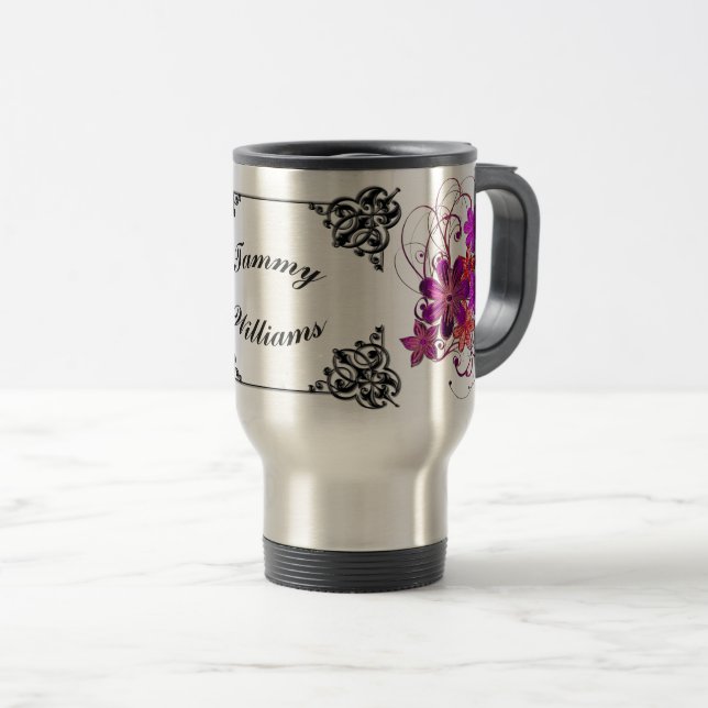 CANECA TÉRMICA ADICIONAR SEU NOME (Frente Esquerda)