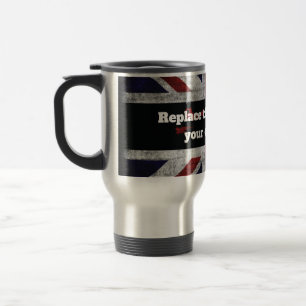Caneca Térmica Adicionar texto na Almofada de lançamento da bande