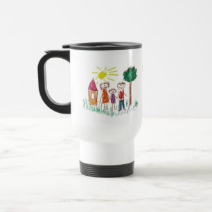 Caneca Térmica Adicione a arte fofa do seu filho 