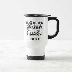 Caneca Térmica Adicione Seu Nome Maior Clérigo do Mundo