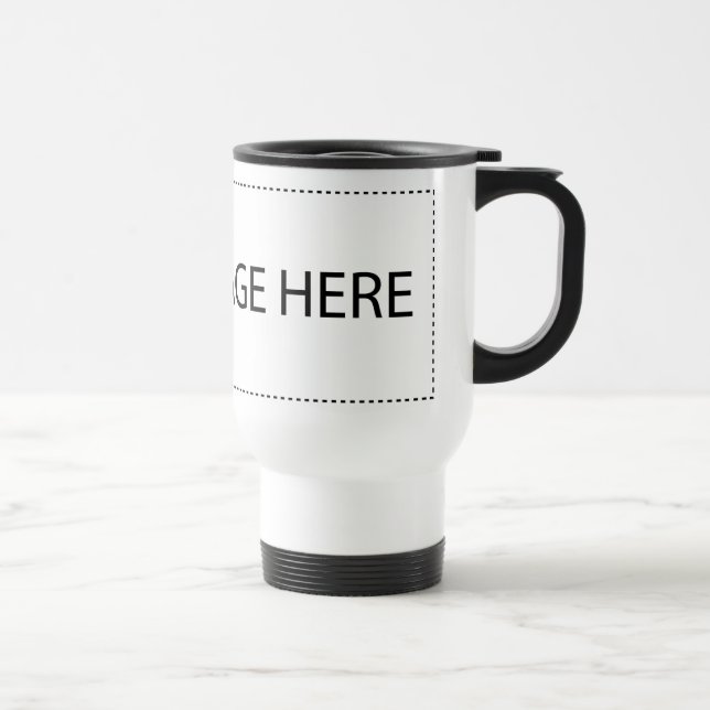 Caneca Térmica Adicione seu próprio imagem ou texto (Direita)